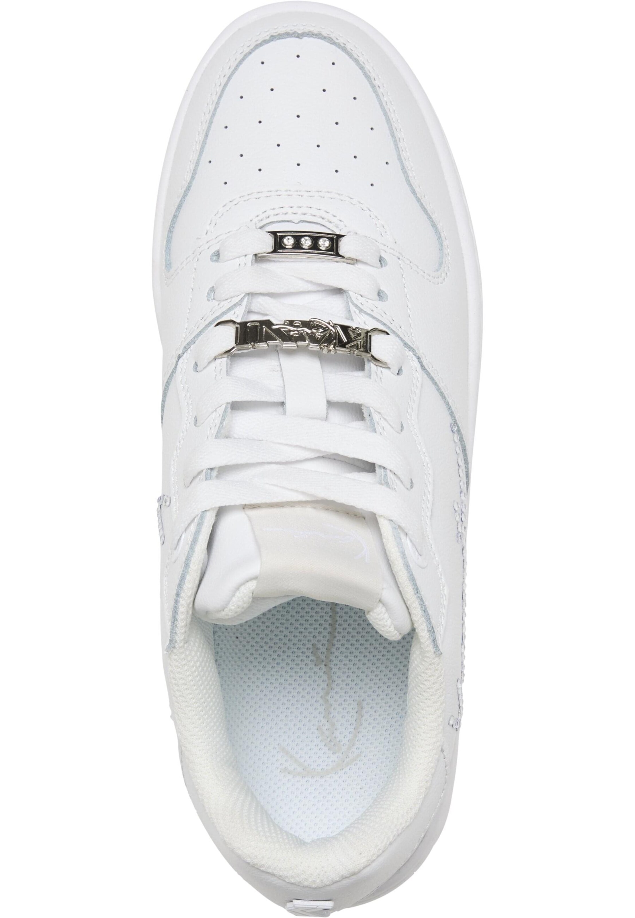 Karl Kani Sneaker '89 Up Logo PRM' in Weiß