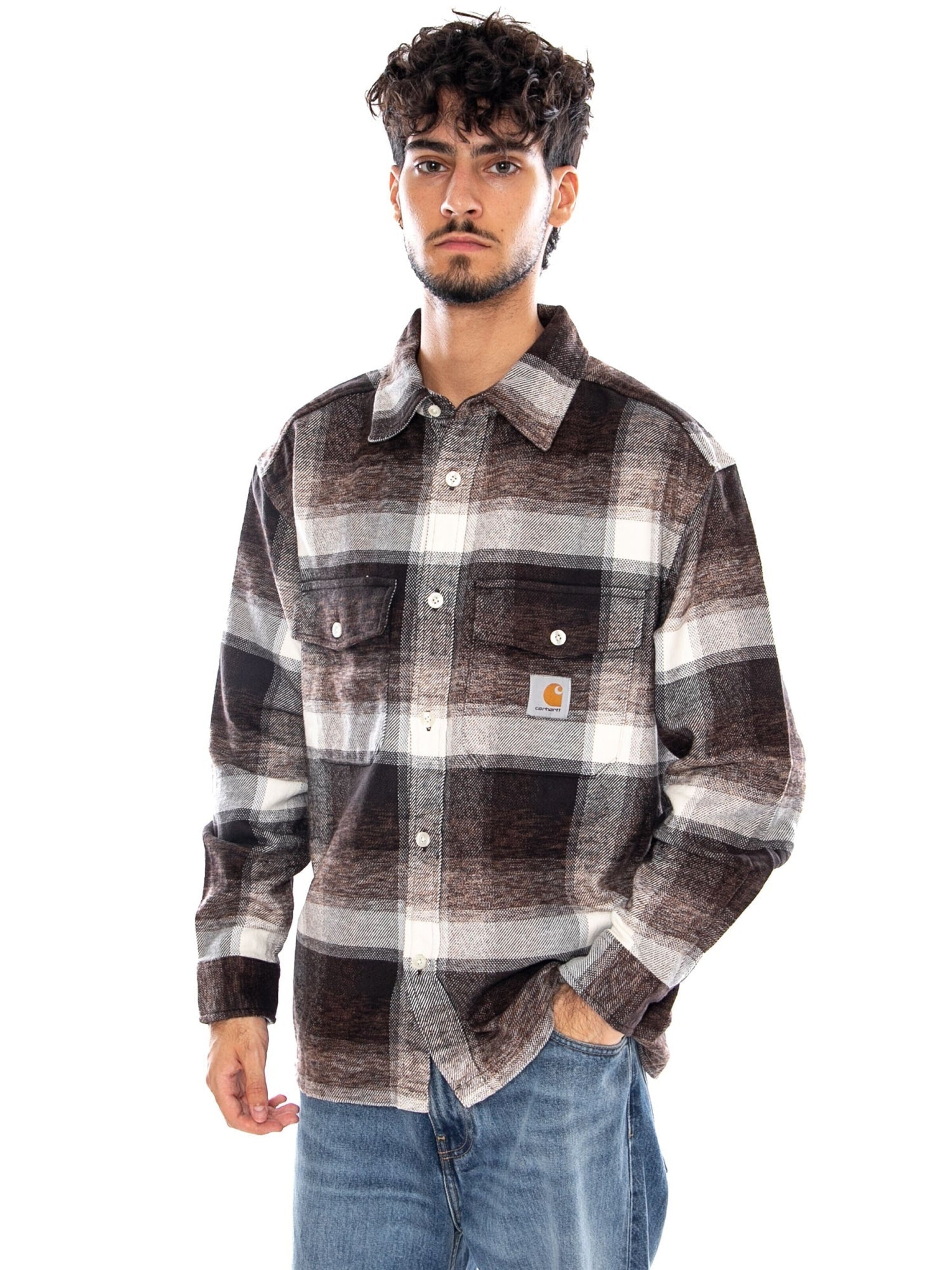 Comfort fit Camicia 'ESTERSON TOBACCO' di Carhartt WIP in marrone