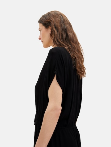 TOM TAILOR Sommerkleid in Schwarz