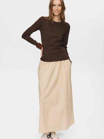 T-shirt 'Nuriley' NÜMPH en beige