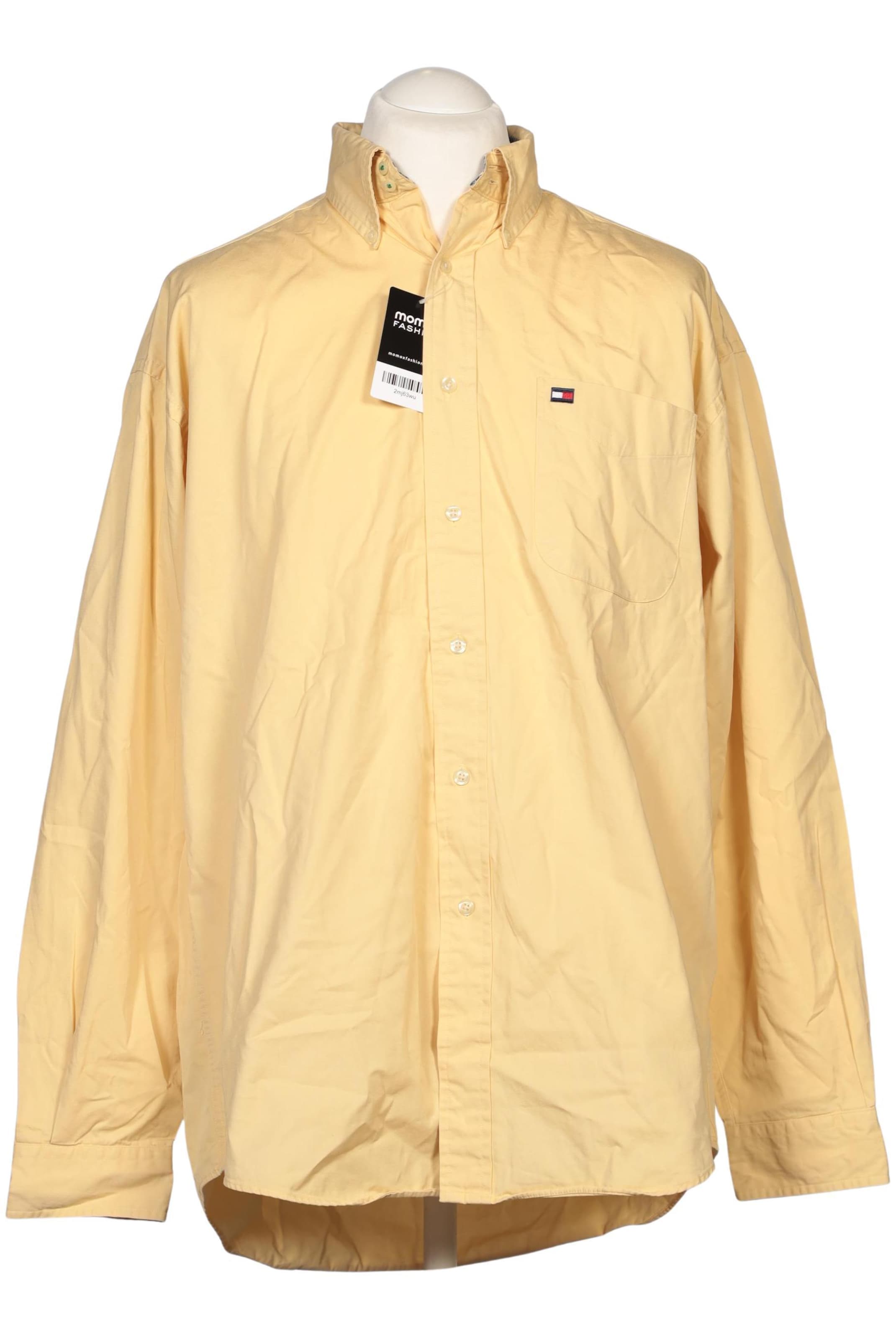 TOMMY HILFIGER Button Up Shirt in L in Yellow: front