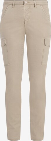 Coupe slim Pantalon cargo 'Lili ' Recover Pants en beige : devant