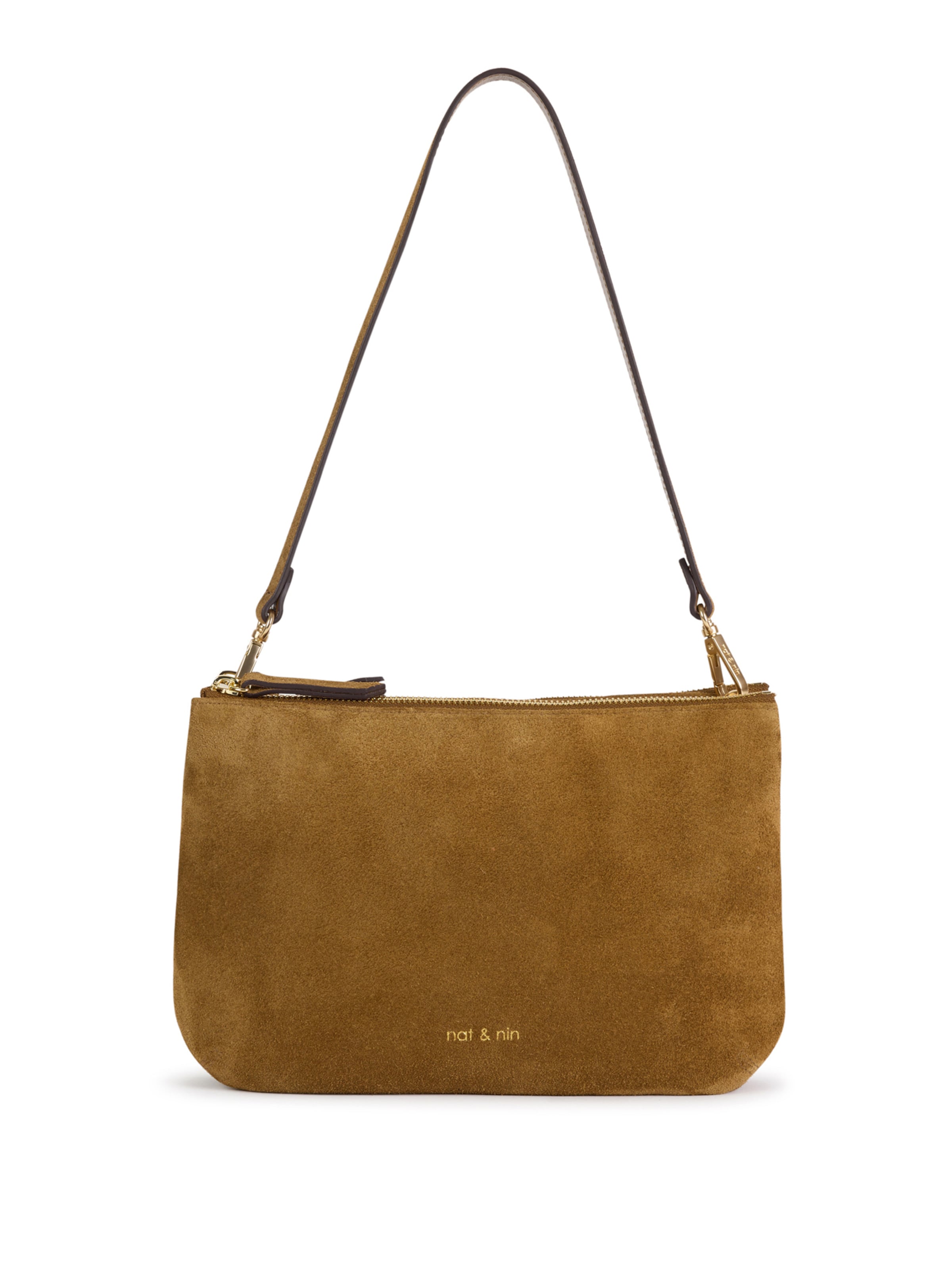 Nat&Nin Sac à bandoulière 'Billy' en One Size en marron chiné, Vue avec produit