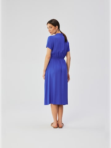 Stylove - Vestido camisero en azul