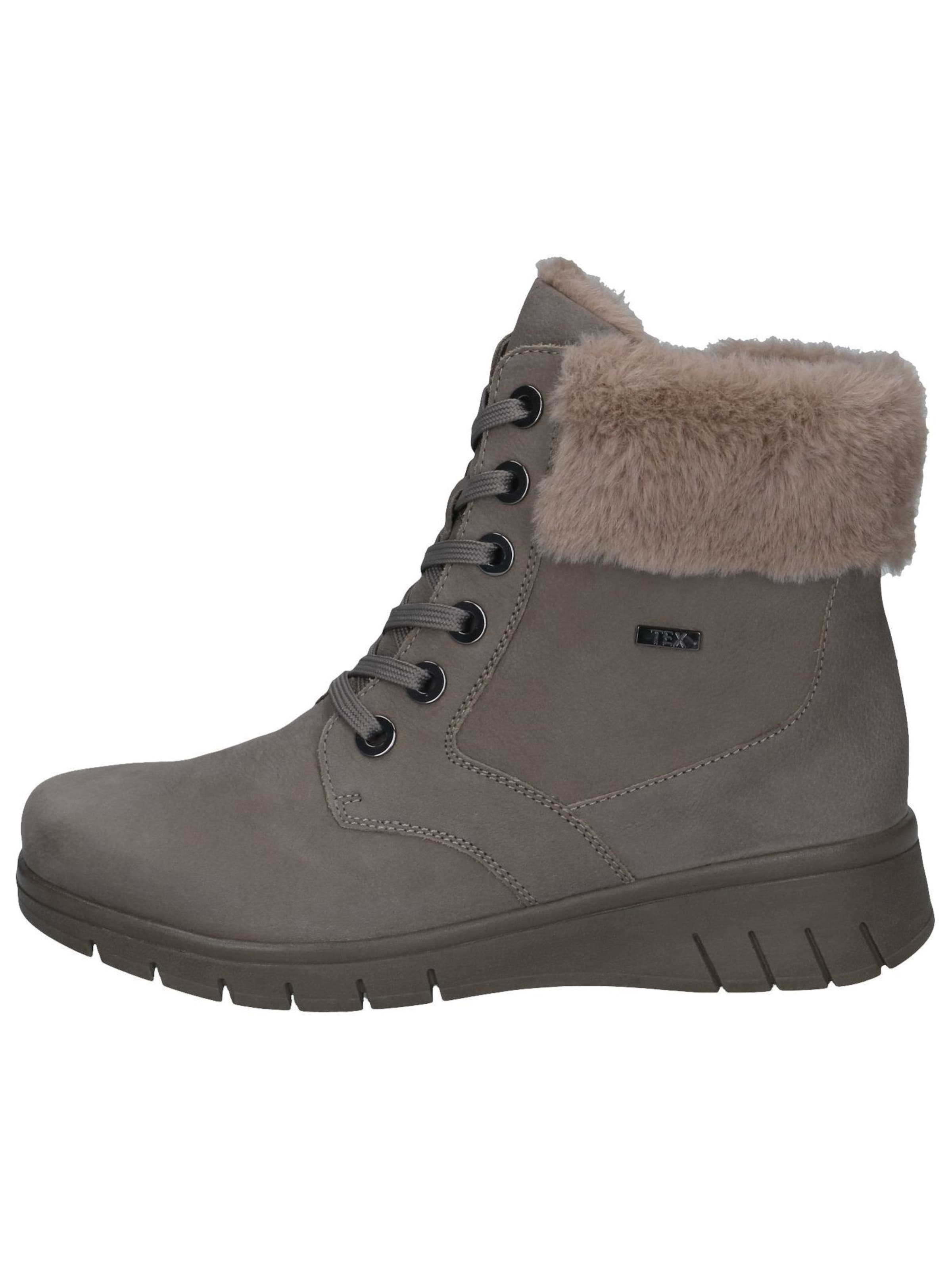 CAPRICE Schnürstiefelette in Beige