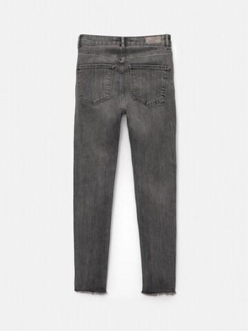 Pull&Bear Skinny Fit Дънки в сиво