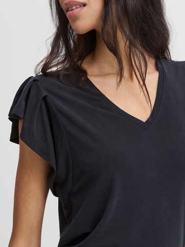 b.young Shirt ' BYPERL RUFFLE ' in Zwart