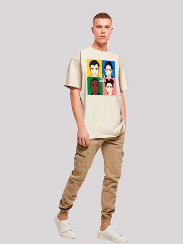 F4NT4STIC Shirt 'Sex Education  Netflix TV Series' in Beige