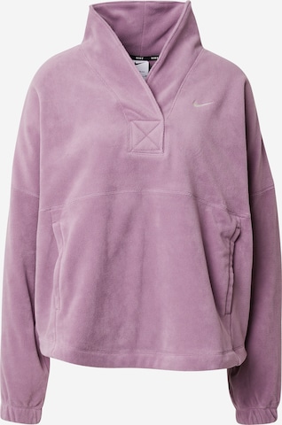 Pull-over de sport 'ONE' NIKE en violet : devant