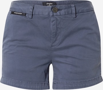Superdry Normální Chino kalhoty – modrá: přední strana