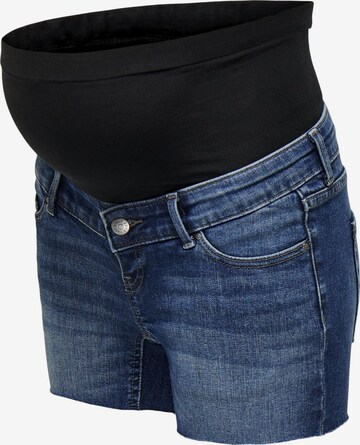 Only Maternity Regular Jeans in Blau