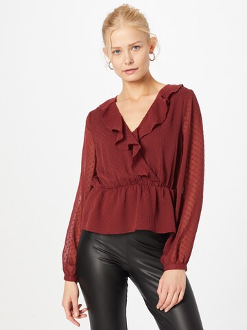 ABOUT YOU Blouse 'Enie' in Rood: voorkant