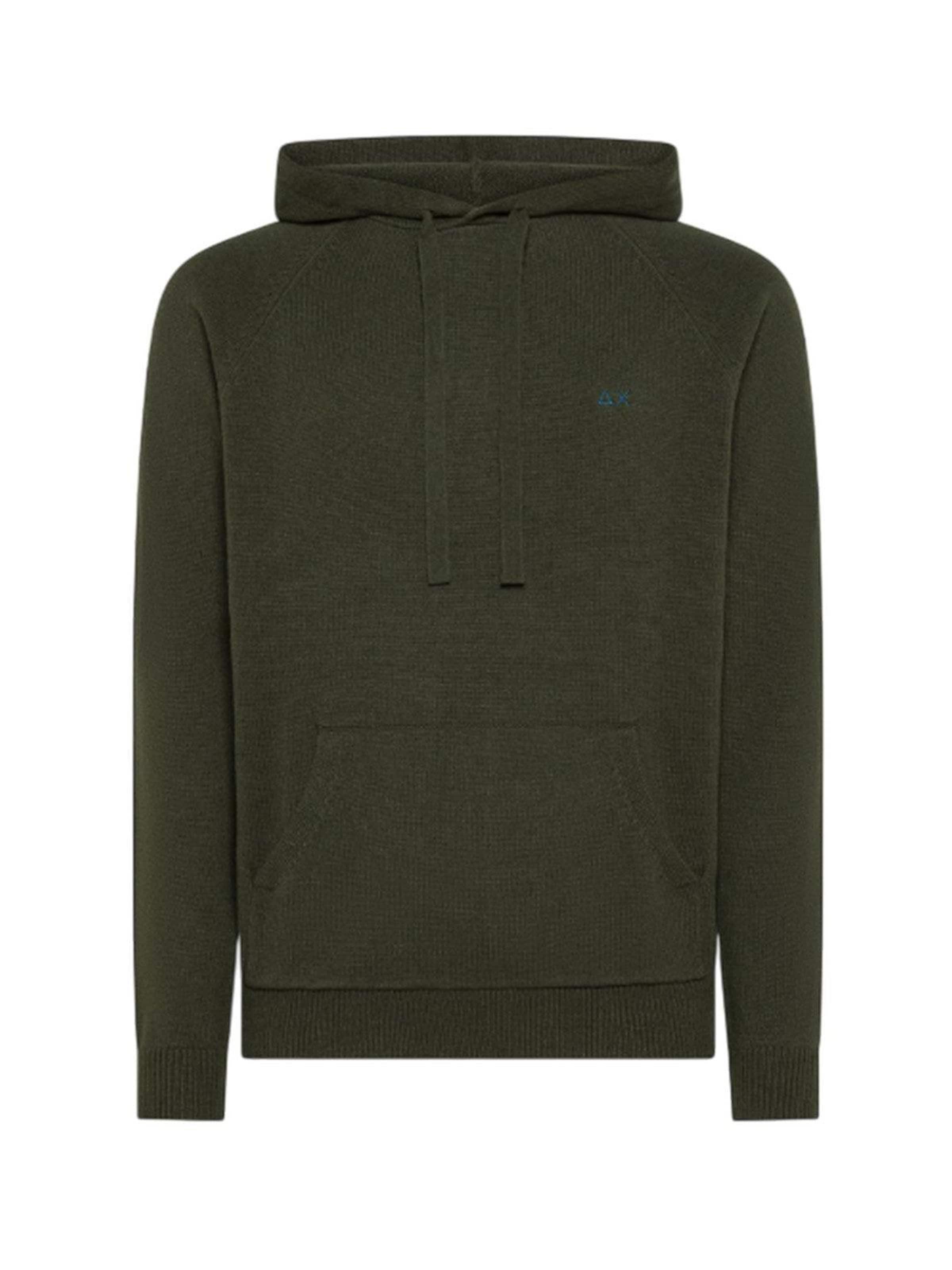 SUN68 Sweatshirt in Groen: voorkant