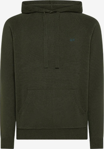 Sweat-shirt SUN68 en vert : devant