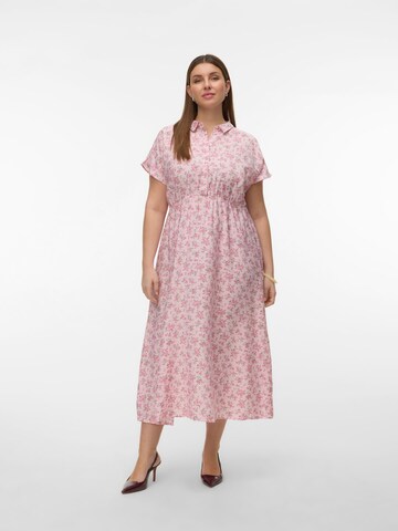Vero Moda Curve Blusekjole 'VMCJosie' i pink: forside