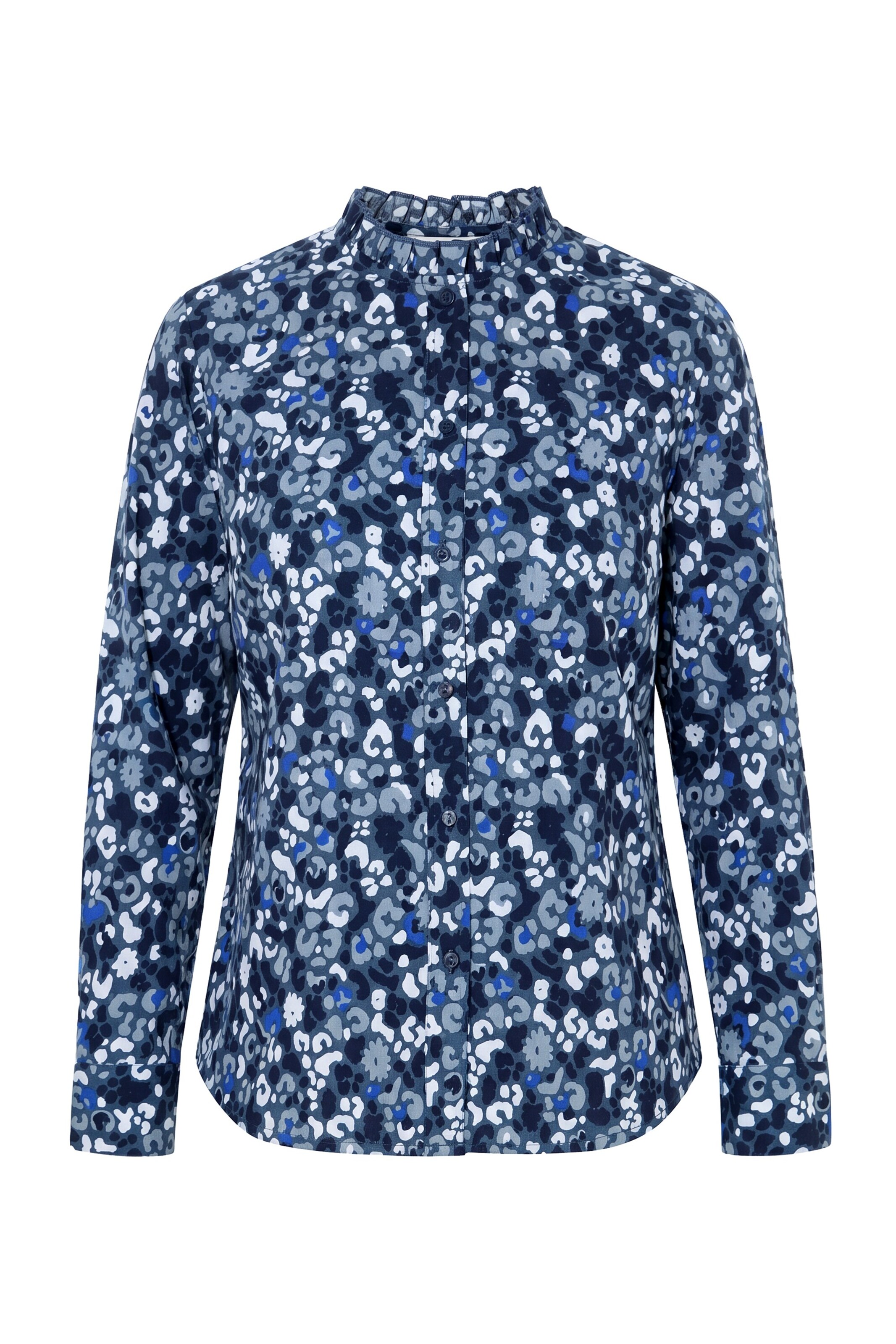 Ulla Popken Blouse in Blue: front