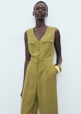 MANGO Jumpsuit 'Safari' in Green
