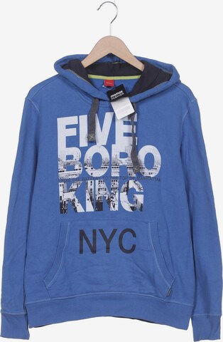 s.Oliver Sweatshirt & Zip-Up Hoodie in L in Blue: front