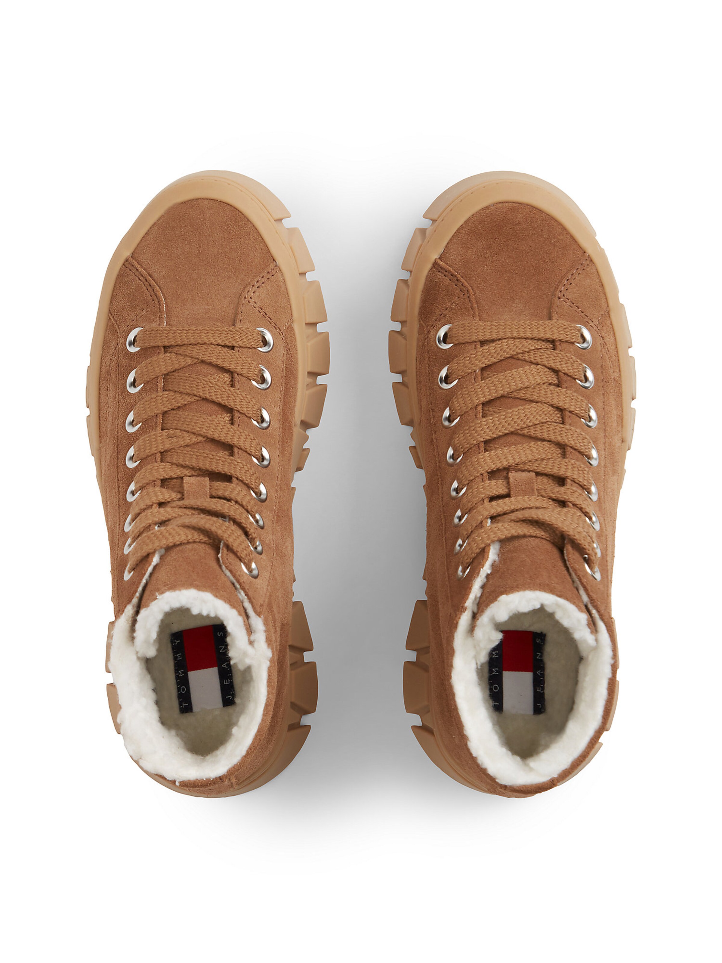 Tommy Jeans Lace-up bootie in Brown