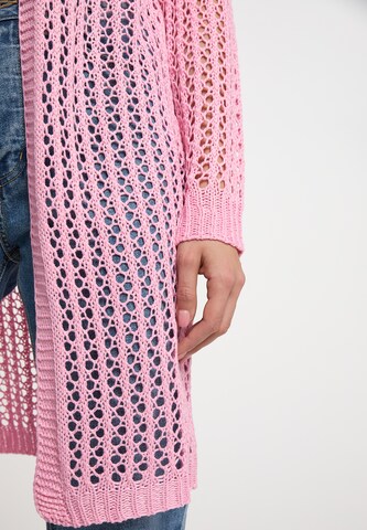 usha FESTIVAL Knit Cardigan in Pink