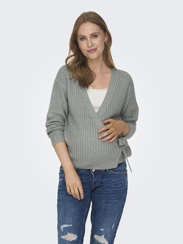 Only Maternity Knit Cardigan 'Breda' in Green