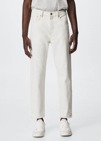 MANGO MAN Jeans 'ben' in White: front