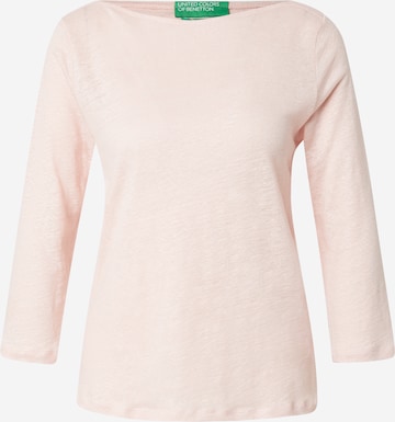 rožinė UNITED COLORS OF BENETTON Marškinėliai: priekis