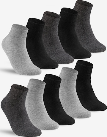 sockenkauf24 Socken in Grau: Vorderseite
