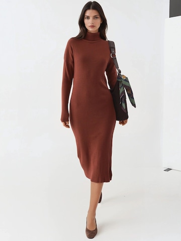 Robes en maille 'Strickkleider' My fashion en marron