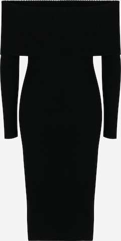 Gap Petite Πλεκτό φόρεμα σε μαύρο