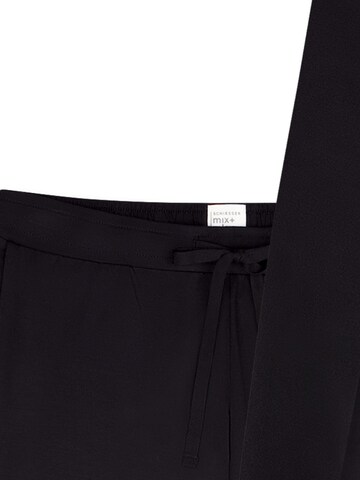 SCHIESSER Pajama 'Mix & Relax' in Black