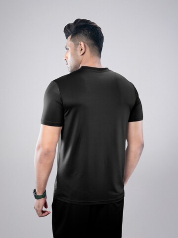 PANTONECLO - Camiseta funcional 'Pantoneclo Men's Gym Crew Neck Short Sleeve T-Shirt' en negro
