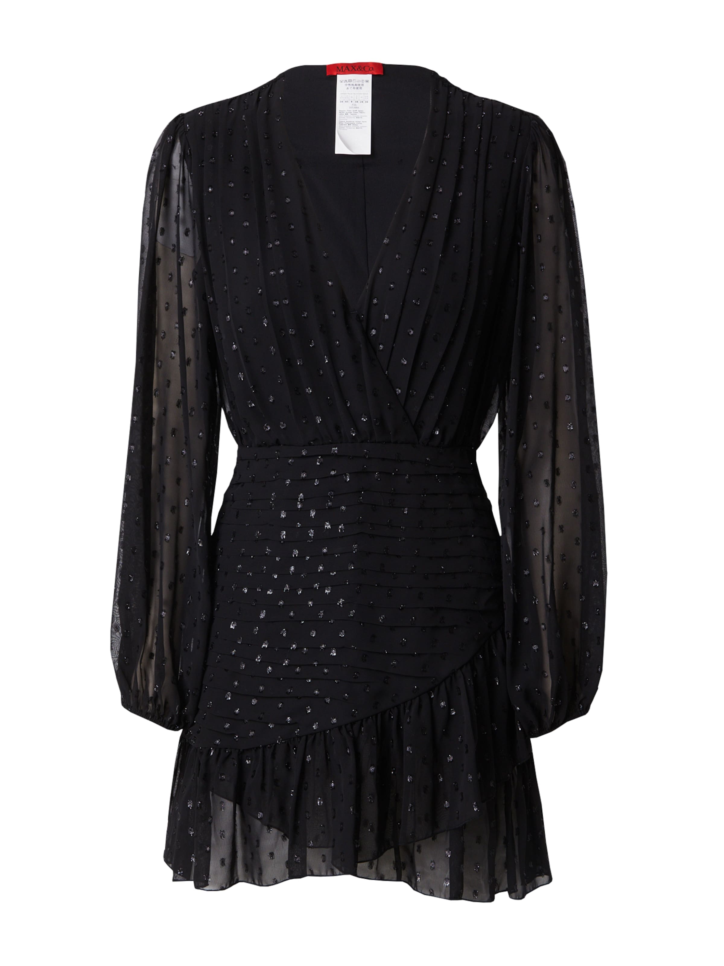 MAX&Co. Koktélruhák 'RINVIATO' - fekete: elől