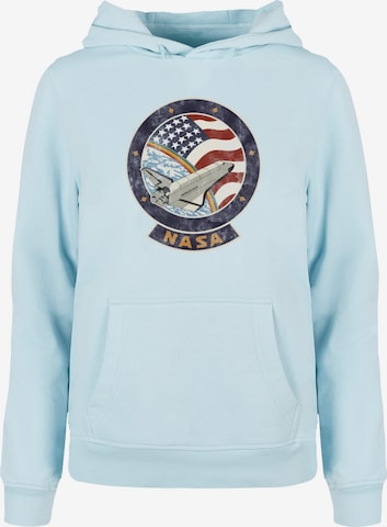 Merchcode Sweatshirt 'NASA' in Blauw: voorkant