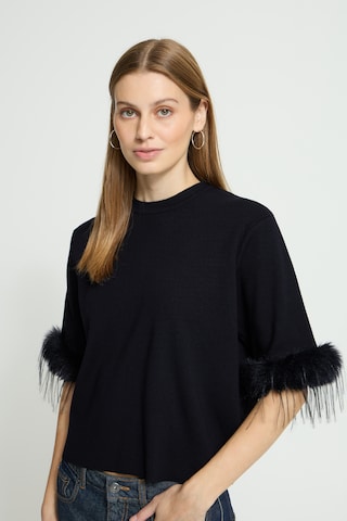 ICHI Pullover 'IHDALISE' in Schwarz