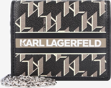 Karl Lagerfeld Umhängetasche 'Ikonik' in Schwarz: predná strana