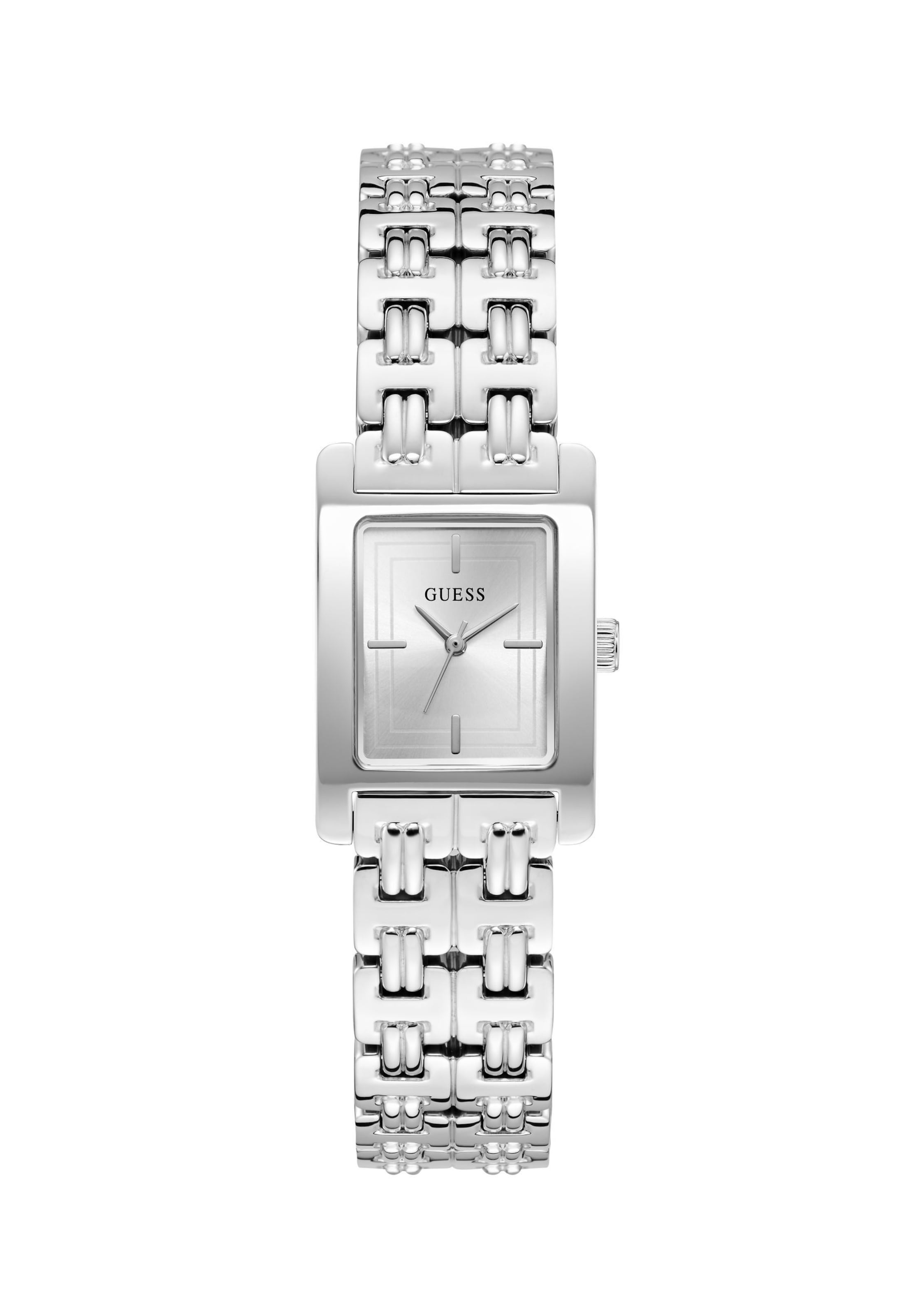 GUESS Analoguhr in Silber: Vorderseite
