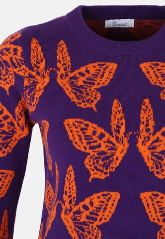 PRINCESS GOES HOLLYWOOD Strickpullover Pullover mit Schmetterlingen in Lila