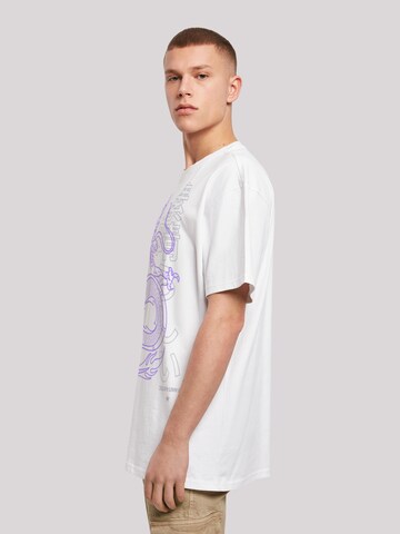 F4NT4STIC Shirt 'Drache Japan' in Wit