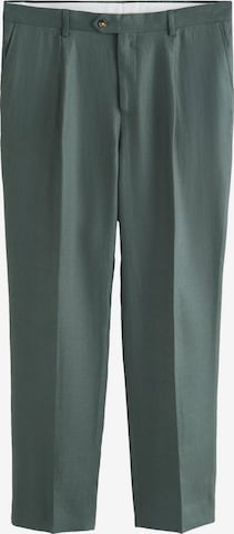 Regular Pantalon à pince 'N. Premium' Next en vert : devant