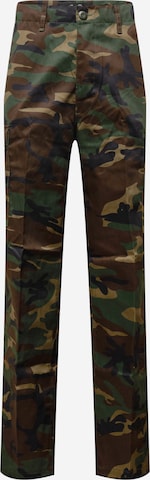 Regular Pantalon cargo Brandit en vert : devant