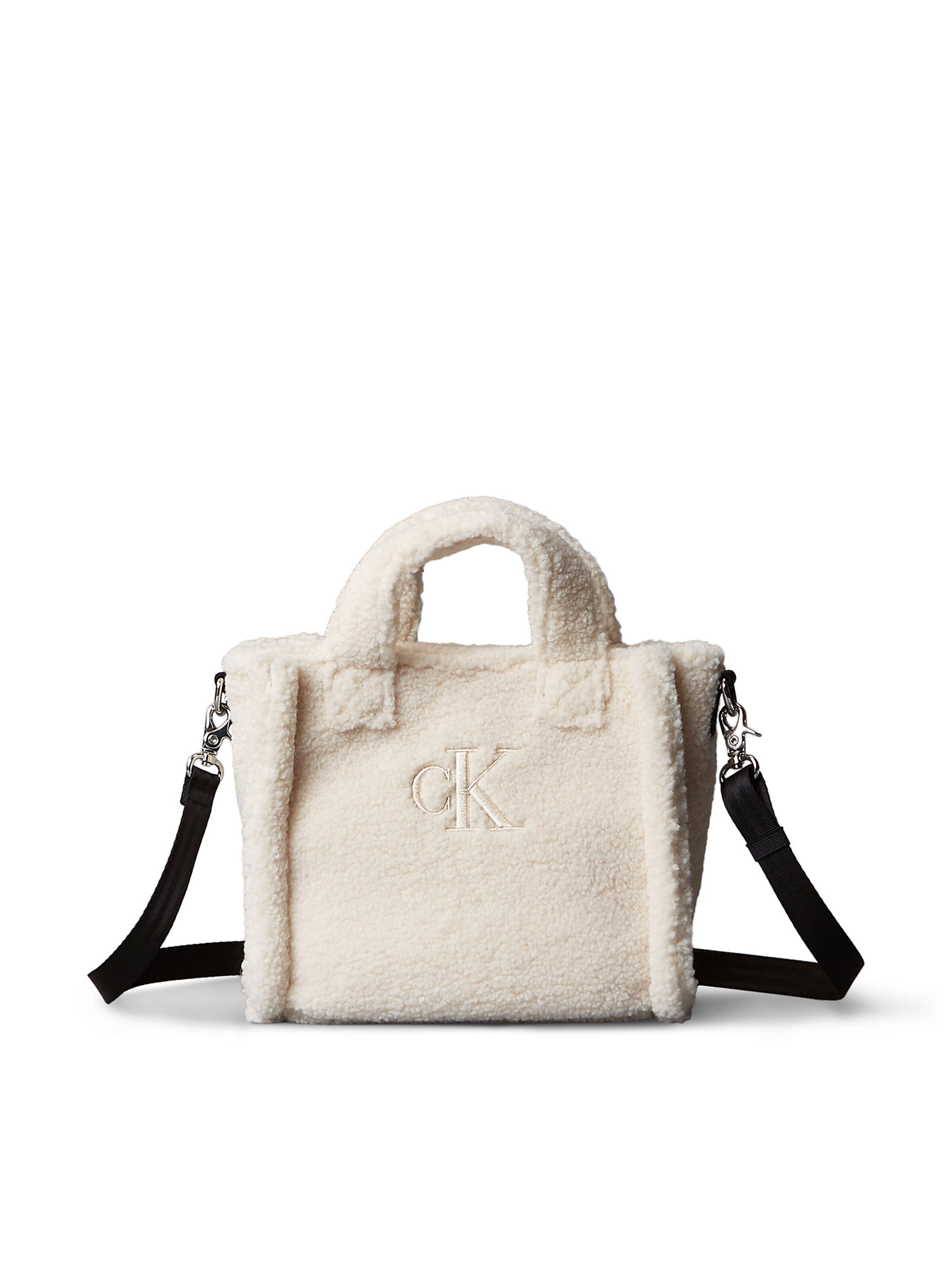 Sac Calvin Klein Jeans en beige : devant