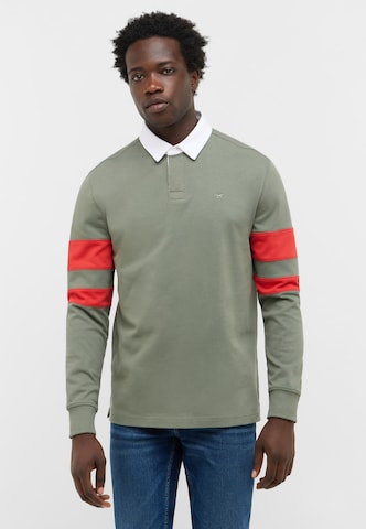 MUSTANG Sweatshirt 'Portis' in Grün: Vorderseite