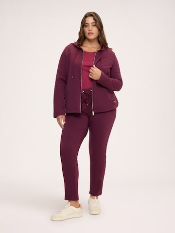 Veste de survêtement Fiorella Rubino en rouge