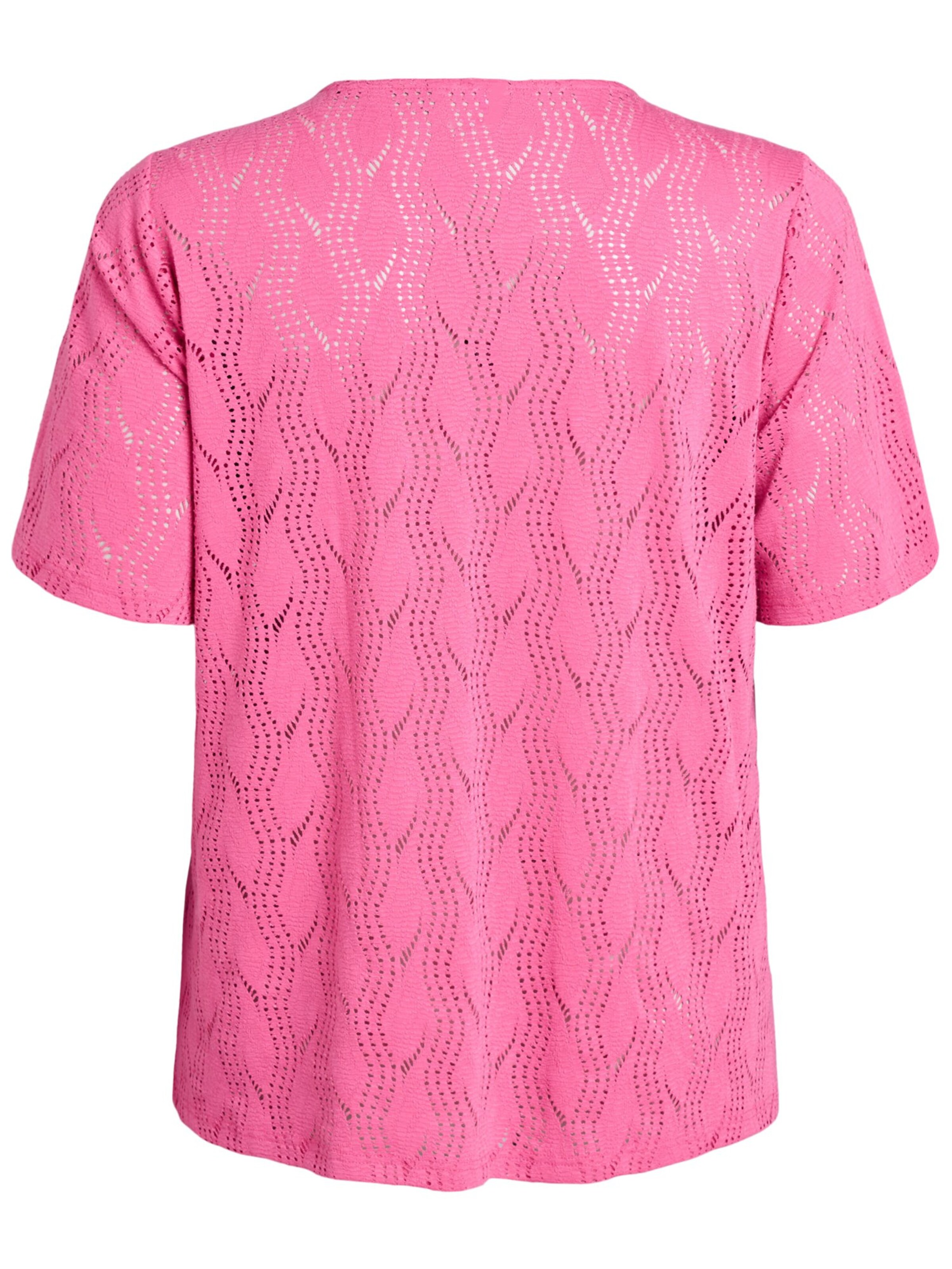 Flash by Zizzi Shirt 'FLellie' in Pink