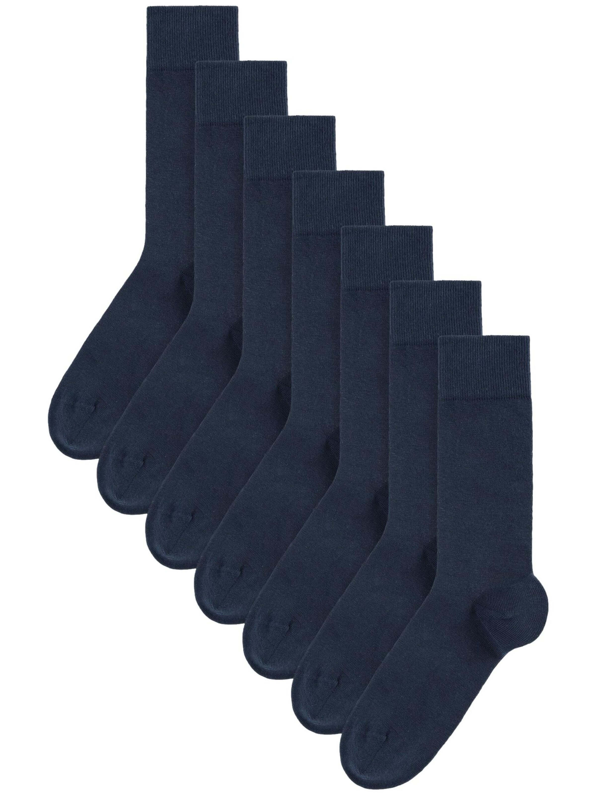 Next Socken in Blau: Vorderseite