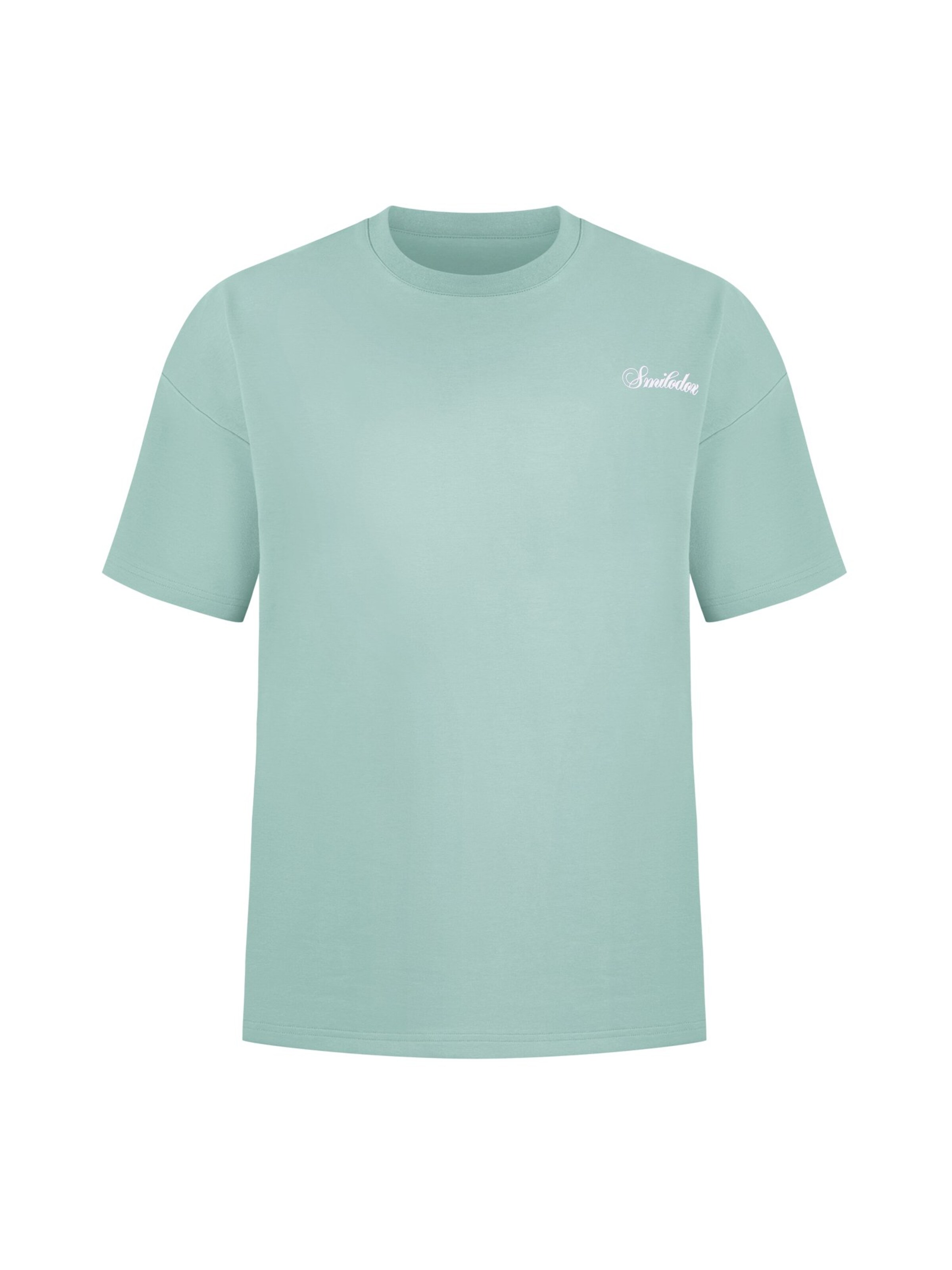 Smilodox Shirt in Groen: voorkant