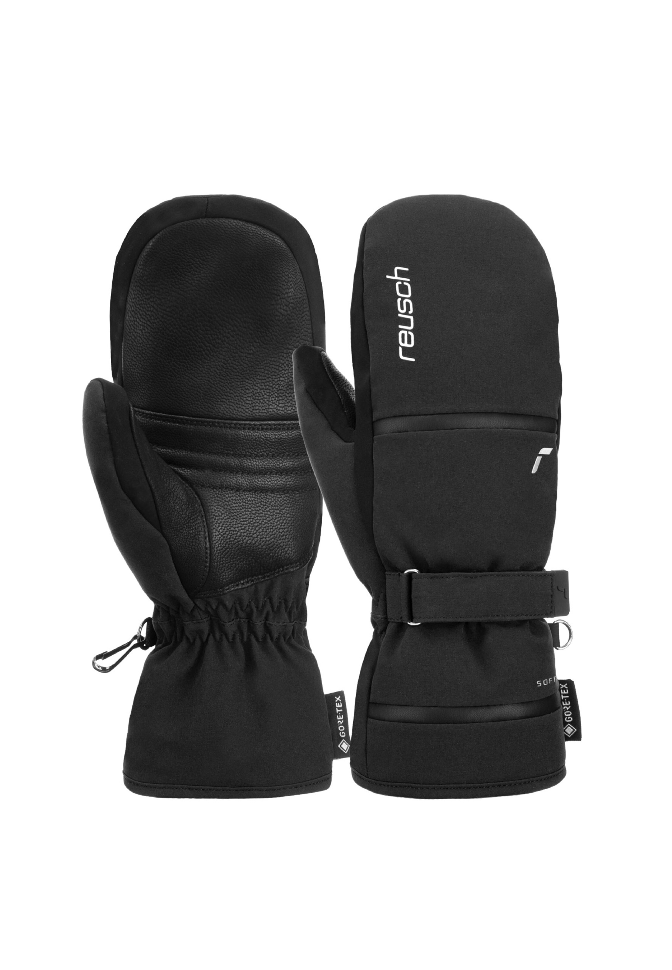 REUSCH Fäustlinge 'Alessia' in Schwarz: Vorderseite