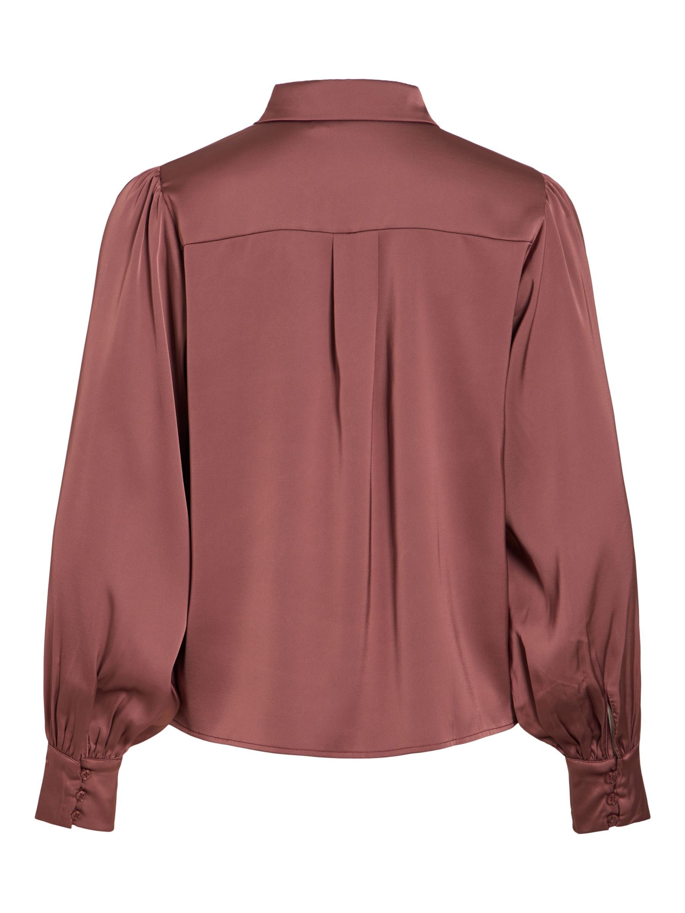 VILA Bluse 'VIEnna' in Braun