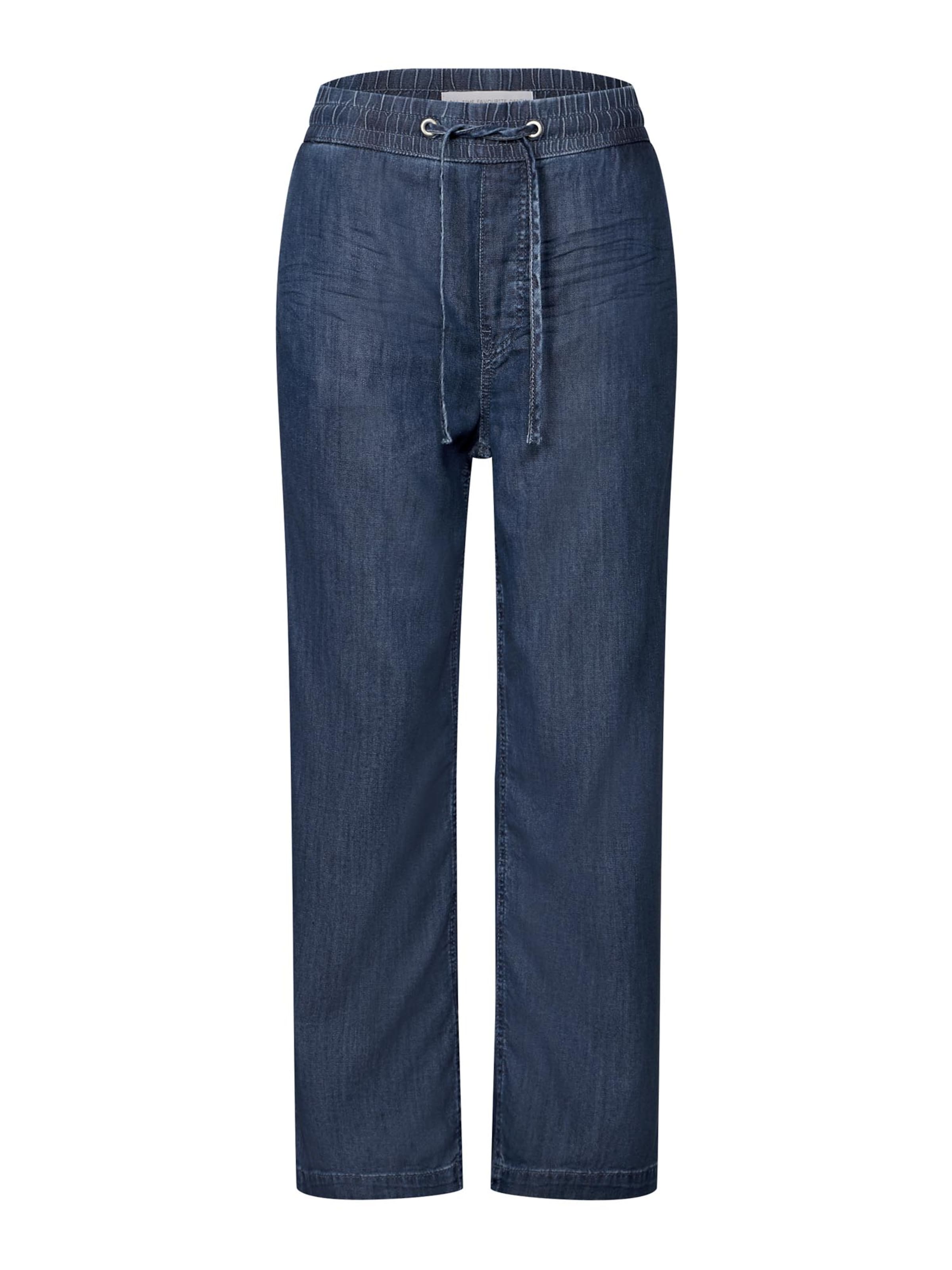 STREET ONE Wide leg Παντελόνι σε μπλε: μπροστά